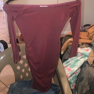 Pink tight dress
